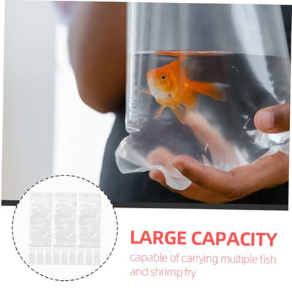 STOBAZA 50Pcs Leak Aquarium Shipping Bags for Live Fish Transport Ornamental Fish Packing Pouch Thickness Stable Easy to Carry