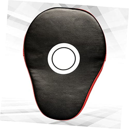 Curved Handheld Boxing Pads MMA Taekwondo Kung Fu Training Mitts Red Black with Enhanced Inner Core for Strike Absorption