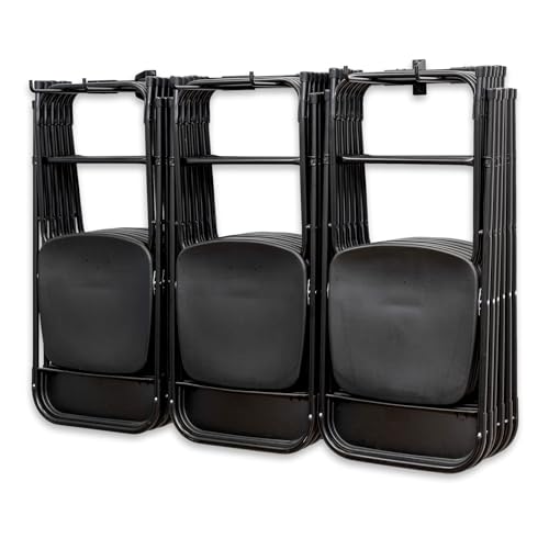 StoreYourBoard Chair Storage Rack Triple – Heavy Duty Folding Chair Rack for Home & Garage Organization, Holds 300 lbs, Chair Hangers for Folding, Patio, Beach & Camping Chairs - style: Triple