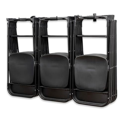 StoreYourBoard Chair Storage Rack Triple – Heavy Duty Folding Chair Rack for Home & Garage Organization, Holds 300 lbs, Chair Hangers for Folding, Patio, Beach & Camping Chairs - style: Triple