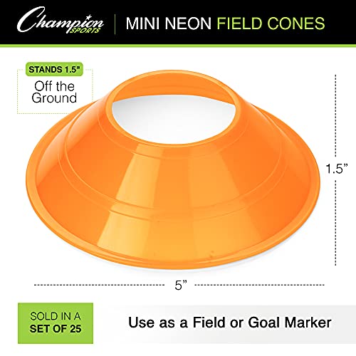 Champion Sports - color: Neon Blue, size: 5 Inch Diameter