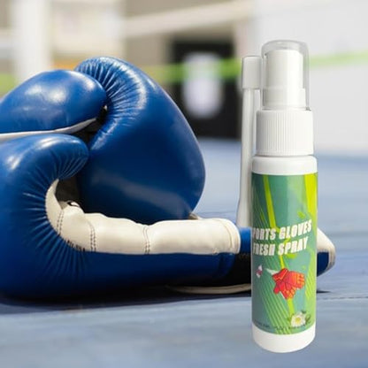 Boxing Glove Deodorizer 30ml - Gym Equipment Spray, Odor Freshener with Long Lasting Fragrance, Sweat Neutralizer Mist, Moisture Absorber for Hockey Football Pads Helmet Shoes Athletic Gear