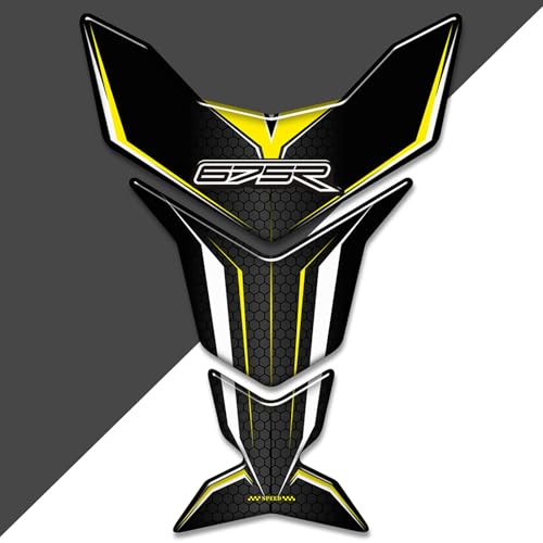Motorcycle 3D Tank Pad Compatible with Triumph Street Triple Daytona 675 765R RS Stickers Gas Kit Knee Fish Bone Tank Pad Decals Fit for 675 765 R RS Stickers Decals Tank Protection Waterproof (A-16) - color: A-16