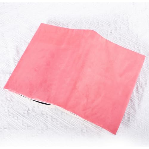 APLUFINE 14~15.2cm x 5.1cm x 20.3cm(5.5~6인치 x 2인치 x 8인치) 책용 소형 책 커버, 포켓이 있는 벨벳 재사용 가능한 패브릭 북 커버, 페이퍼백, 저널 및 성경용 조절 가능한 책 프로텍터