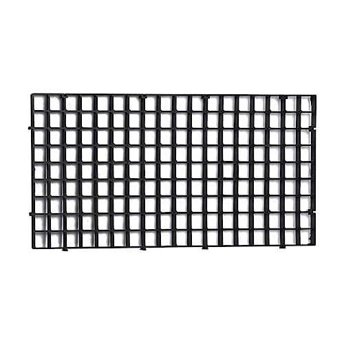 DOITOOL 6pcs Fish Segregation Board for Aquariums Black Net Hatchery for Fry Separation Increases Survival Rate Easy to Install Clamps