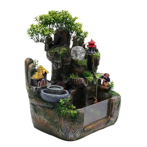 Fountain Rockery Ornaments Fish Tank Decor Modern Desktop Fountain Accessories Tabletop Water Fountain