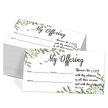 Woanger 500 Count Tithes and Offering Envelopes for Donation Envelope Bill Size Checks and Cash for Tithes and Offering(Classic) - style: Classic