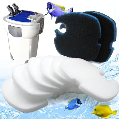 Premium Replacement Sponges for Aquariums Canister Replacement Sponges Filter Pad for Aquariums Canister Universals Air Filter Impregnated Sheet Pad