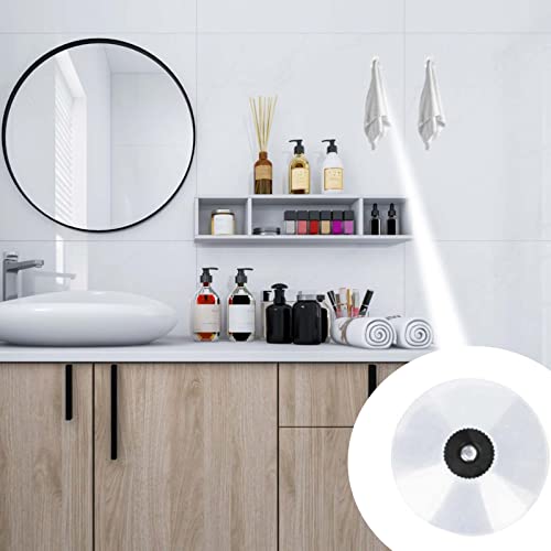 AccEncyc 40mm Glass Suction Pads Clear PVC Sucker Pads Suction Holder Without Hooks for Bathroom Wall Door Glass Window Car Shade (Black, 50pcs) - size: 50Pcs Black