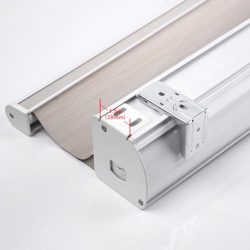 Zebra Shades Metal Blinds Mounting Bracket - Heavy Duty Support for 1-1/2"(38mm) Zebra Shades and Blinds- 4 Pack(No Screws Included)