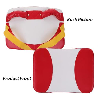 ibasenice Curved Kickboxing Leg Pad and Boxing Training Shield, 38x26x5 Cm Thickened Martial Arts Focus Target for Taekwondo, Muay Thai, MMA Sparring and Striking Practice