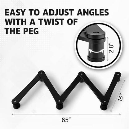 The Snake Stickhandling Trainer – Adjustable Hockey Training Aid for Puck Control, Quick Hands, Reaction Time & Coordination – Snake 5, Snake 7 & Elevated Styles - style: Snake 5
