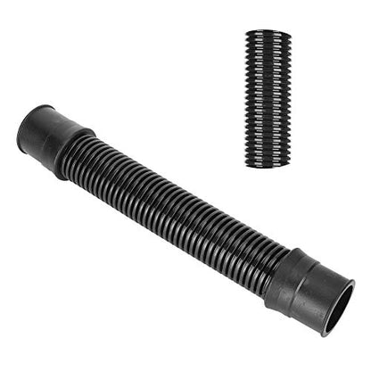 EVA Corrugated Water Hose for Aquarium Fish Tank – Flexible PVC Tubing for Freshwater & Saltwater – 1 inch, 1.3 inch, 1.6 inch Inner Diameter – Black
