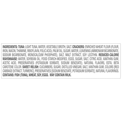 StarKist Lunch-To-Go Mix Your Own Tuna Salad, Chunk Light Tuna Pouch, 4.5 Ounce Kit, 12 Pack | 19g Protein Per Serving, Ready to Eat, No Draining, 260 Calories Per Serving, Perfect for Meals and Snacks - size: 4.5 Ounce (Pack of 12)
