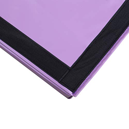 HI-MAT Gymnastics Mat, 2" or 3" Thick 4' x 6'/4' x 8' Tumbling Mats Folding Exercise Mat with Carrying Handles