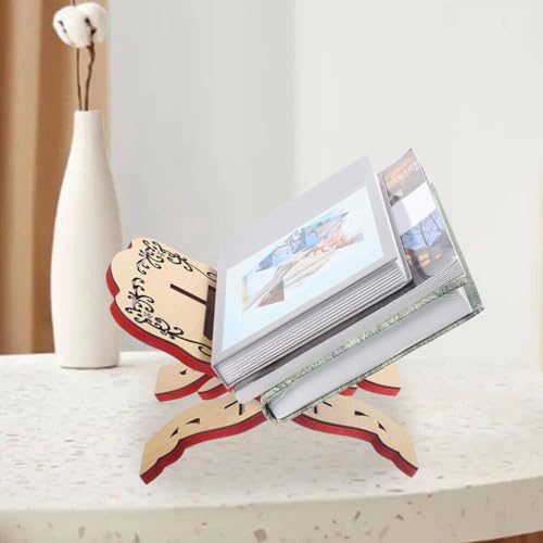Quran Stand Holder Craftsmanship Multi-Functional Book Stand for Islamic Books Prayer Texts and Music Scores for Home Reading and Learning