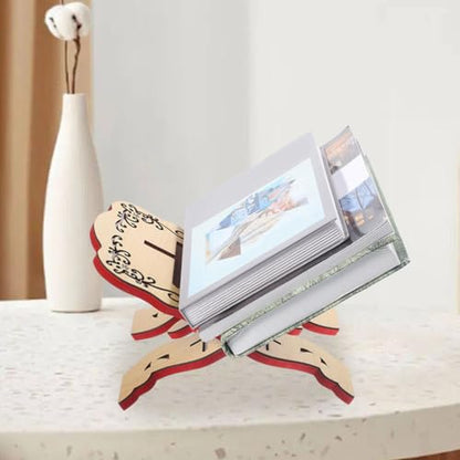 Quran Stand Holder Craftsmanship Multi-Functional Book Stand for Islamic Books Prayer Texts and Music Scores for Home Reading and Learning