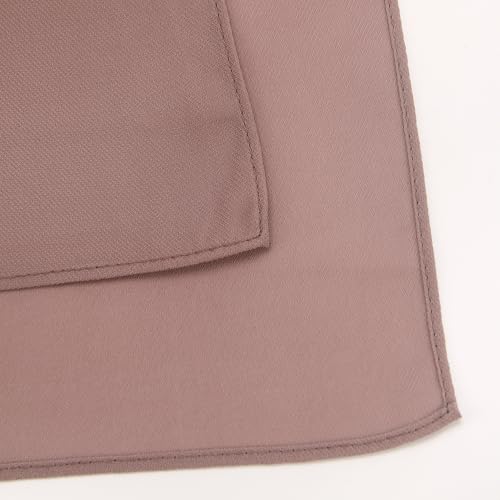 Women’s Chiffon Hijab Scarf - Heavyweight Solid Color Shawl & Wrap, Soft Breathable Headwrap for All Seasons - color: Mcgjxfs2604-rosybrown