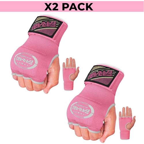 FARABI Kids Hybrid Boxing Inner Gloves Punching Boxing Gloves - color: Pink (Pack of 2)