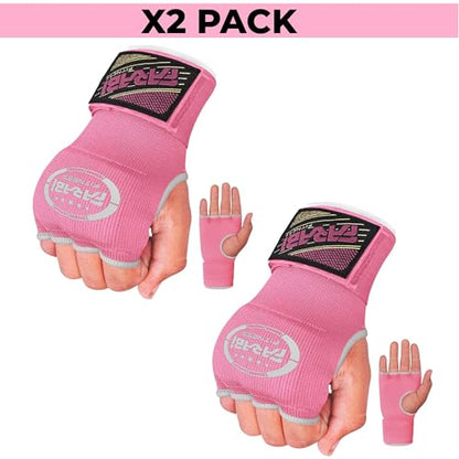 FARABI Kids Hybrid Boxing Inner Gloves Punching Boxing Gloves - color: Pink (Pack of 2)