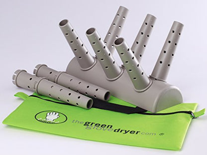 Green Glove Dryer for Hats, Gloves, Shoes & More (Eco Dryer Tan W/2 Extension Nozzles) - color: Eco Dryer Tan W/2 Extension Nozzles