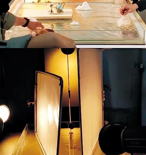 Acrylic Photo Props Tray, Floating Water Tank for Professional Photography, Clear Display Showcase for Food and Cosmetic Styling - size: 30x10x5cm/11.8x3.9x2in