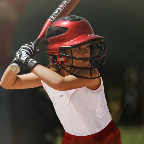 Youth Padded Compression Shirt Vest Rib Chest Protector Football Baseball - color: Padded Vest White, size: Medium
