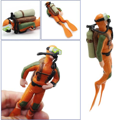 2 Pack Floating Aquarium Diver Decor – Adjustable Depth Fish Tank Ornaments, Suitable for All Kinds of Fish Tanks