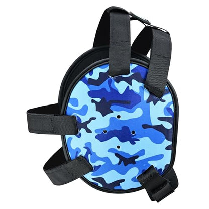 ROAR-INT Kid's Ear Guard BJJ Grappling Head Guard Adjustable Wrestling Headgear For Boys and Girls Earguard MMA Jiu Jitsu (Blue-Camo) - color: Blue-camo