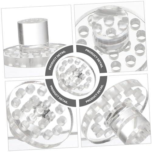 Happyyami 10pcs Coral Button Bracket Fish Tank Stand Coral Plugs Coral Bracket Baseboard Trim Coral Rack Magnetic Fish Tank Coral Rack Fish Tank Accessories Rounde Equipment Aquarium Acrylic