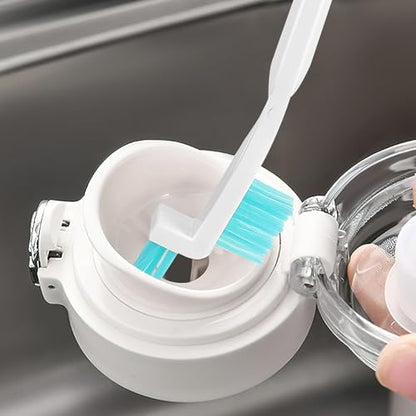 Cleaning Brush Set for Household Use 8pcs Crevice Cleaning Tool Kit with Bottle Cleaner and Window Track Brush for Small Spaces