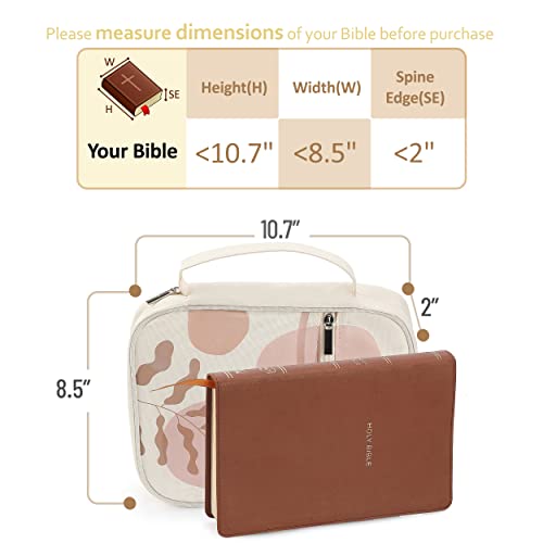 Mr. Pen- Bible Cover Case | Carrying Book Case with Durable Handle and Zippered Pocket, Bible Protective Church Bag for Men & Women, Christian Gifts - color: Boho