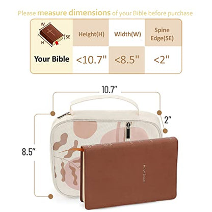 Mr. Pen- Bible Cover Case | Carrying Book Case with Durable Handle and Zippered Pocket, Bible Protective Church Bag for Men & Women, Christian Gifts - color: Boho
