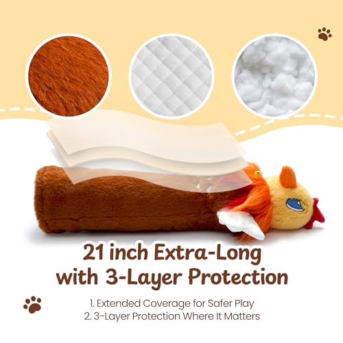 Cat Wrestling Glove, 22 inch Cat Puppet Wrestler with 3 Catnip Pouches & 3 Layer Resistant Protection, Interactive Cat Toy with Removable Bell for Boredom Relief & Mental Stimulation, Chicken - color: Chicken