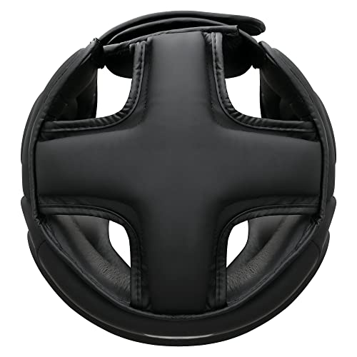 Mytra Fusion Boxing Headgear MMA Kickboxing Grappling Taekwondo Karate Training Head Gear, One Size Fits to All