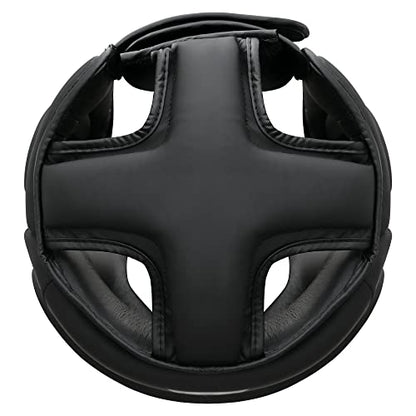 Mytra Fusion Boxing Headgear MMA Kickboxing Grappling Taekwondo Karate Training Head Gear, One Size Fits to All