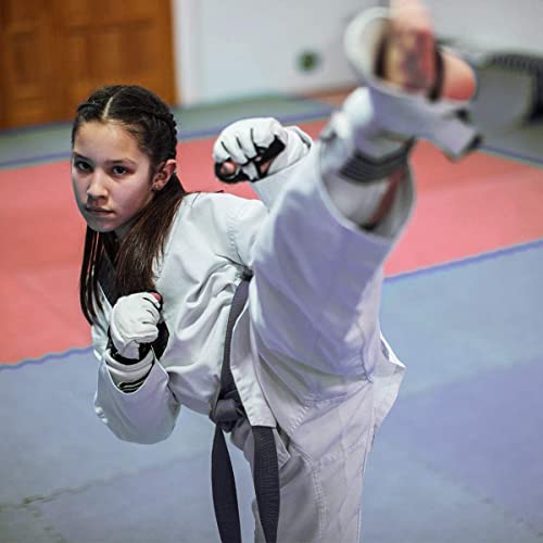 Punch Bag Training Gloves, LangRay MMA Grappling Gloves for Sparring Martial Arts Boxing Training for Adults and Kids - size: X-Large, style: Taekwondo White
