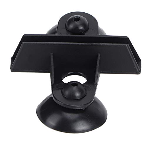 Aquarium Suction Cup Divider Clip, 40Pcs PVC Partition Support, White Fish Tank Separating Board Holder (Black) - color: Black