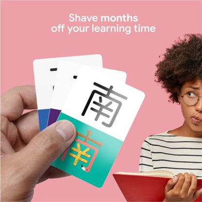 Dr. Moku's Chinese Flash Cards for Beginners - Learn Mandarin Quickly with Mnemonic Memory Tricks - Study 100's of Sample Words - Boost Your Vocabulary with Unforgettable Visual Learning