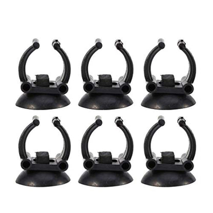 balacoo 20pcs Aquarium Suction Cups for Fish Tank Heating Rods Durable Strong Hold Easy Installation for Home Store Use Black