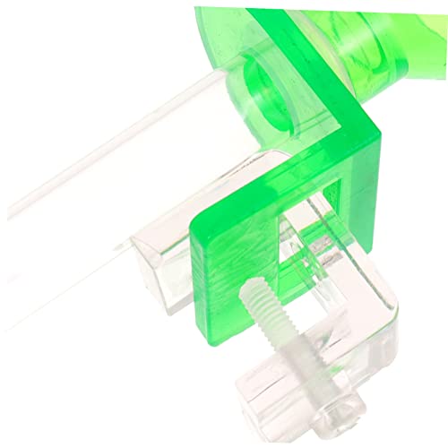 HANABASS Shrimp Feeder Tube Transparent Aquarium Fish Feeder with Adjustable Length Hook Design Spot Feeding Accessory for Shrimp Crabs Clams Tropical Fish 11.81 X 1.96 X 1.18 in Cleaning Brush