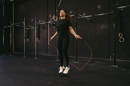 Velites - Earth 2.0 Jump Rope - Official CrossFit® Games Rope - Professional Aluminum Speed Rope for Double Unders, Fitness & Boxing - Includes 4mm Cable & Carrying Bag - - color: Pink
