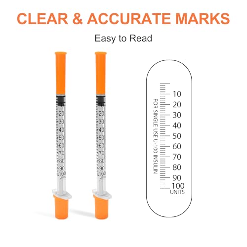 U-100 1cc 31G 5/16''(8mm), Individual Wrapped,30 Pack - size: 1ml 31G 5/16"