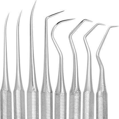 4 Pc Stainless Steel Picks Probes Wax & Clay Sculpting Tools - size: 152P1 4 Pc Pick/Probe Set
