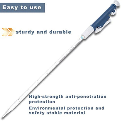 ONiLAB Pipette Pumps,Scientific Pipette Pump 2ml, Blue, for Disposable Plastic and Glass Pipettes… | Lightweight Design, Smooth Volume Adjustment, Plastic And Glass Pipette Compatibility, Controlled Liquid Dispensing - style: 2ml