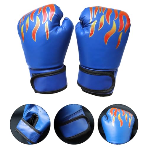 Sosoport 1 Pair Kickboxing Children's Boxing Gloves Glove Mittens Boxing Gloves Boxing Gloves for 3-8 Years - color: Blue