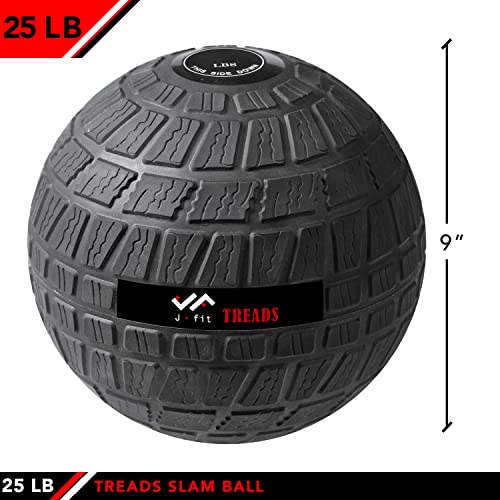 JFIT JFIT Slam Ball - color: Treads Black, size: 25 LB
