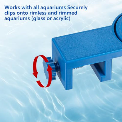 Extra Large Aquarium Water Change Diffuser Baffle Tool | Baffle Tool for Rimless & Rimmed Tanks, Spill-Proof Flow Deflector Protects Substrate, Plants & Decorations