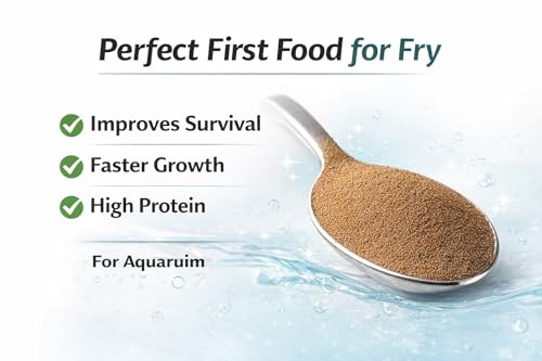 Premium Brine Shrimp Eggs – High Hatch Rate Artemia Cysts for Fish Fry, Reef & Aquarium Fish – Clean, Reliable Live Fish Food (0.7oz)