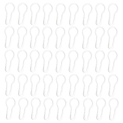 500Pcs White Safety Pins 0.8" Metal Bulb Pins Gourd Pin Clothing Tag Pins Calabash Pin for DIY Craft, Home Accessories - color: White